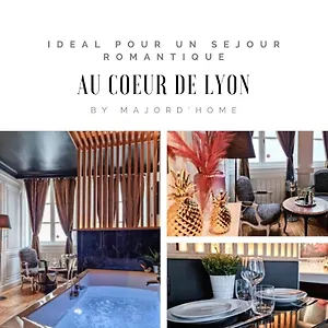 Appartement Majord'Home - Le Boudoir - Balnéo - Lyon Centre, Lyon
